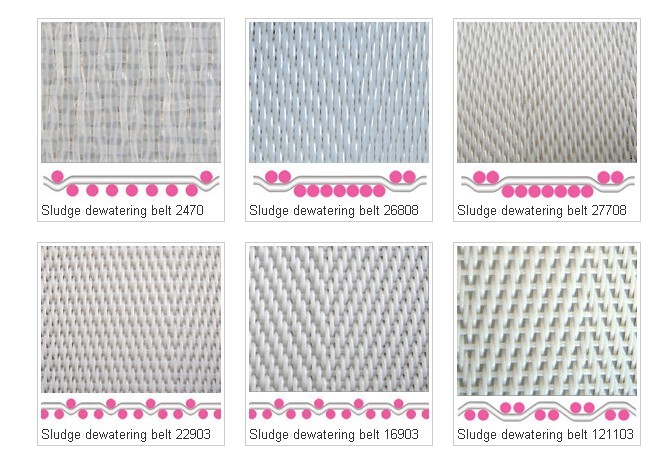 Sludge dewatering belt Sludge dewatering fabric